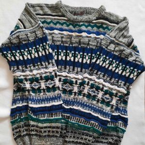 Men's print ski sweater